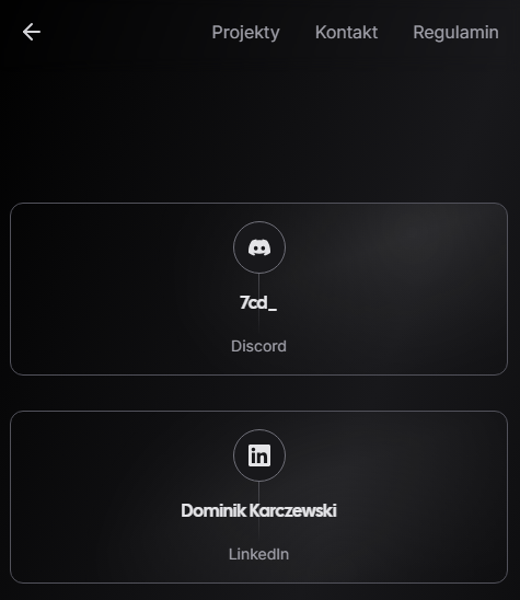 Ogur.dev Contact Page